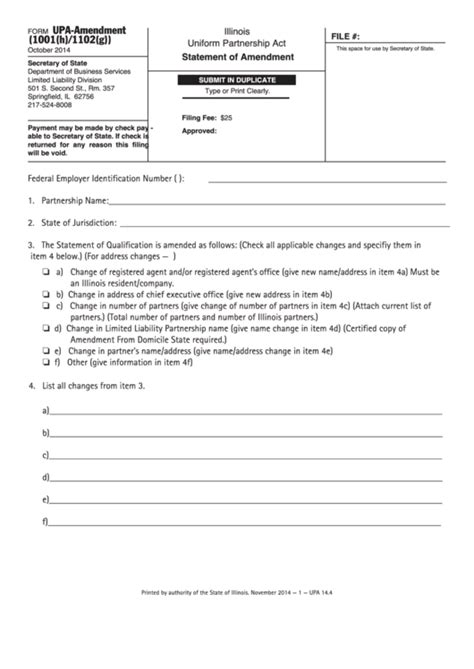 Application Amendment Form .